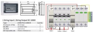 Armario 1 MPPT 1000V