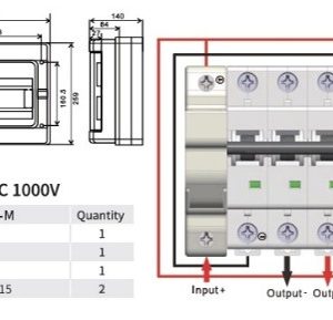 Armario 1 MPPT 1000V